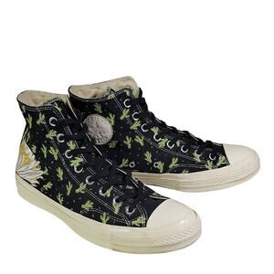 Converse Chuck 70 Prep Embroidery High Cactus Sneakers Mens 9.5 Womens 11.5